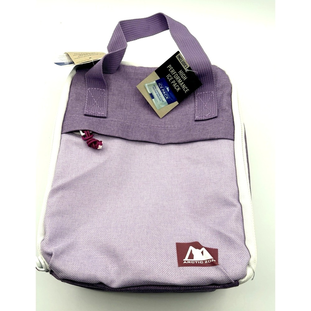 New Artic Zone Lunch Box Bag Insulated  Includes Ice Pack Leak Proof Lining